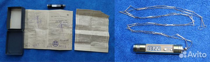 Часы кулон Цирконий и зим с паспортом и коробочкой