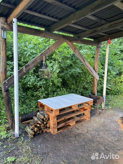 Русская баня на дровах