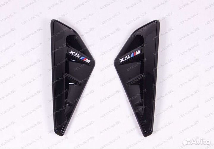 Черные жабры в крылья X5M на BMW X5 G05