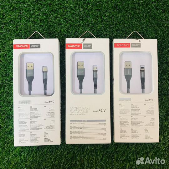 Магнитный Кабель Быстрая зарядка 5A 1m