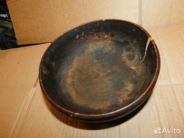 Антикварная, деревянная миска-плошка ри, липа