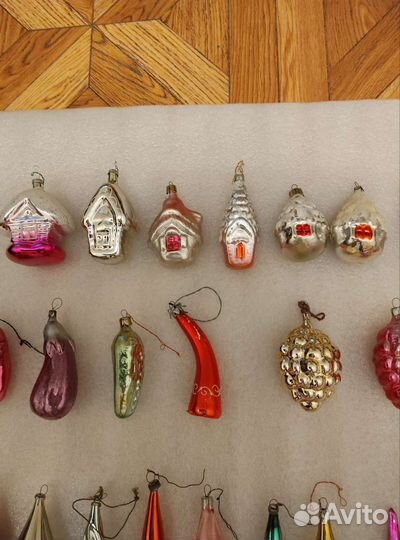 Ёлочные игрушки времён СССР