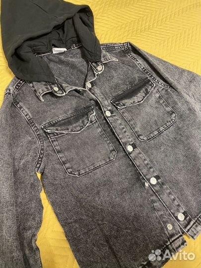 Джинсовая рубашка Zara доя мальчика 128