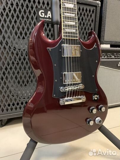 Электрогитара, США Gibson SG Robot Metallic Purple