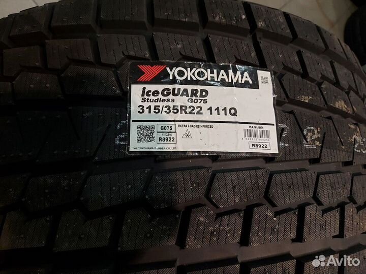 Yokohama Ice Guard G075 275/40 R22 и 315/35 R22