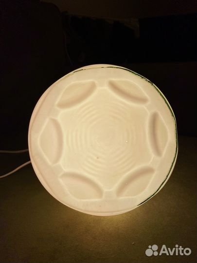 Настенный светильник бра винтаж СССР желтый