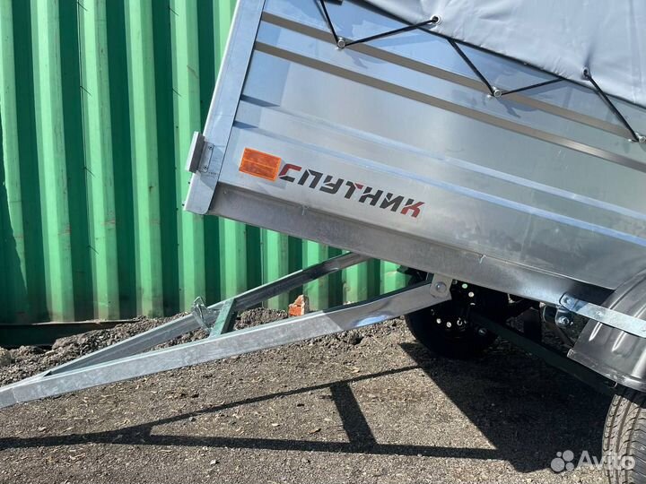 Прицеп «Спутник» 2540х1300х500 с высоким тентом
