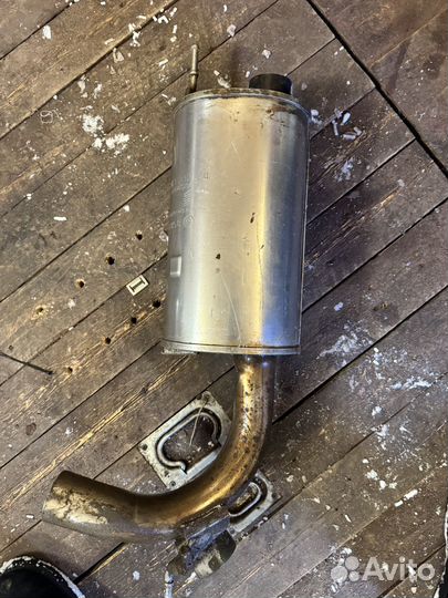 Задняя банка глушителяbmw f30 n47