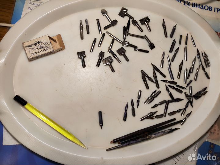 Перья плакатные СССР