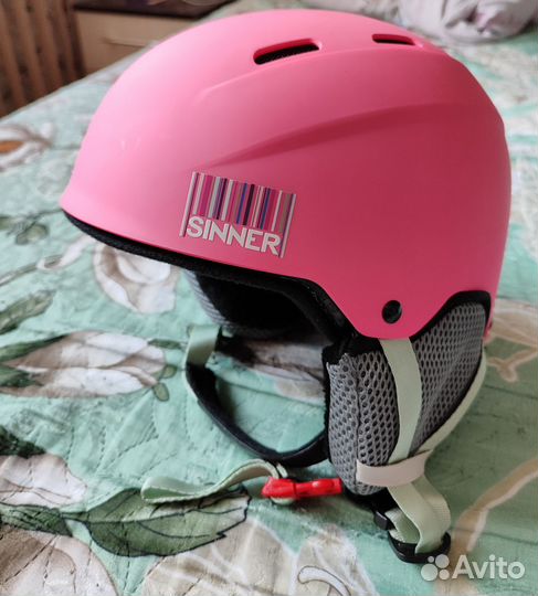 Шлем горнолыжный Sinner детский + очки Bolle