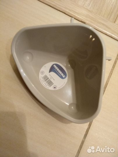 Угловой туалет малый для грызунов, 18 см