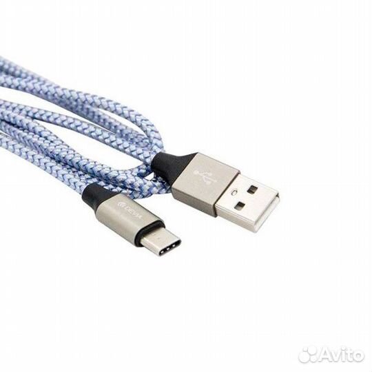 Кабель Devia Tube Type C - Black (1M, 2.4A)
