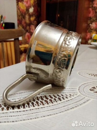 Подстаканник мельхиор мнц