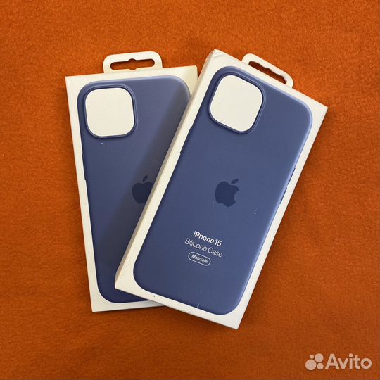 iPhone 15 Silicone Case Winter Blue (New)