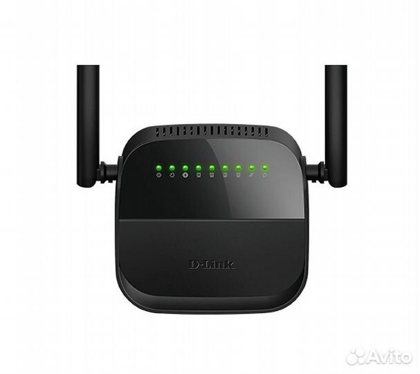 Wi-Fi роутер D-Link DSL-2750U/R1A, черный