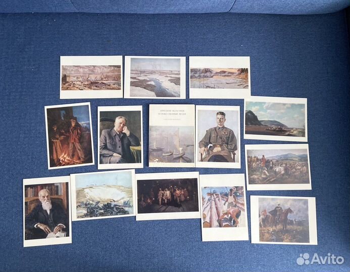 Набор открыток живопись Донецкий музей 1978 СССР