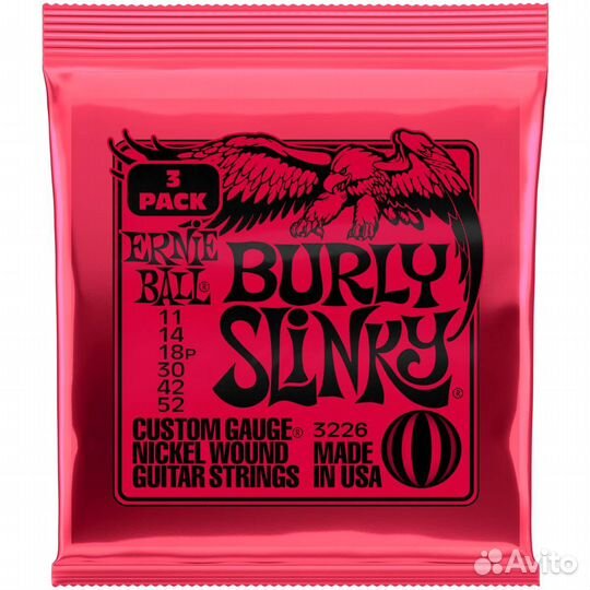 Струны для электрогитары Ernie Ball 3226 Nickel Wo