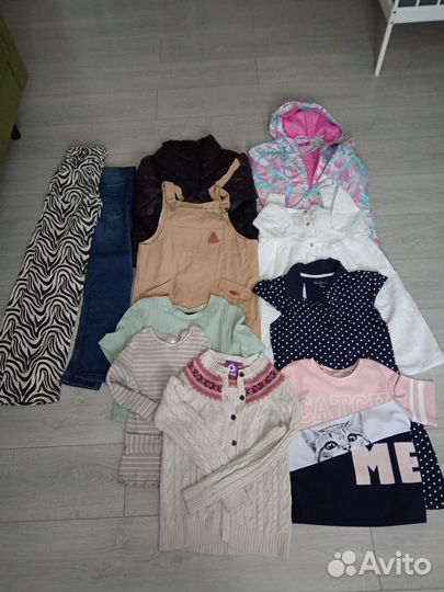 Пакет вещей на девочку 140/152