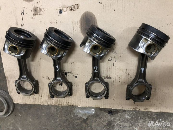 Поршень двс + шатун cbab (Volkswagen Passat)