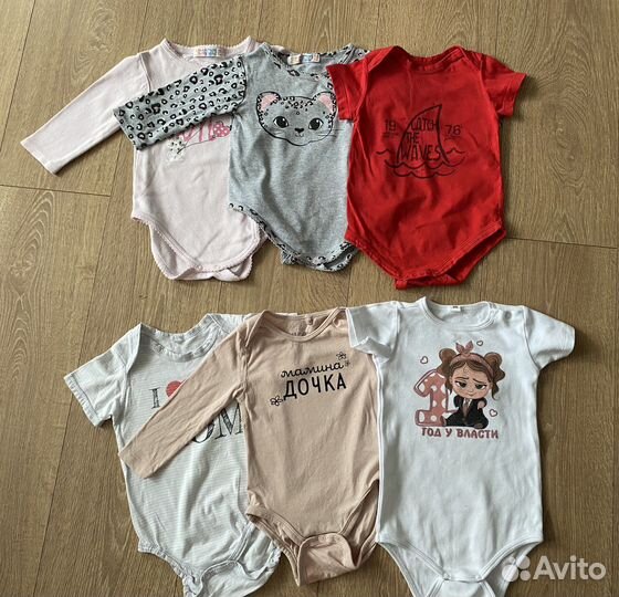 Вещи пакетом на девочку 68-74-80