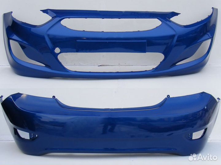 Бампер Солярис передний и задний, комплект