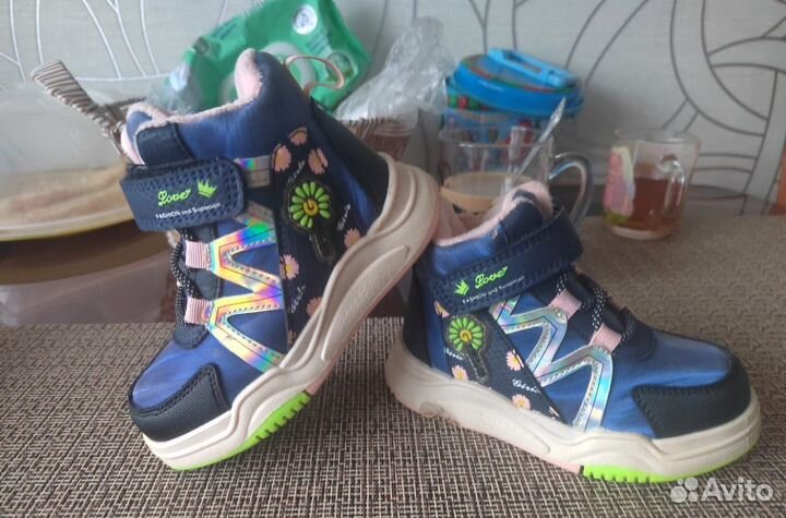 Ботинки демисезонные для девочки 25 размер