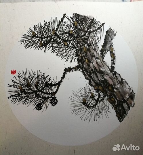 Картина сосны