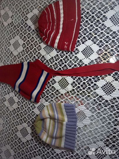 Шапочка и платье детские