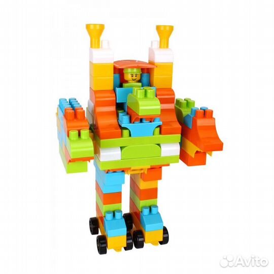 Конструктор из 170 элементов в коробке