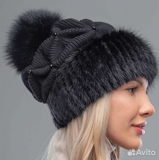 Новая Шапка ондатровая женская