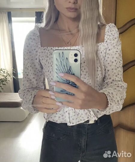 Топ в стиле coquette