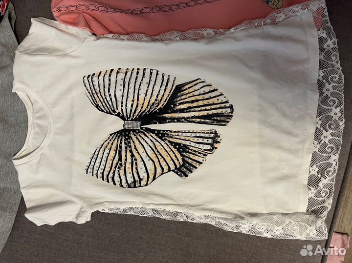 Пакет финменых вещей на девочку 5-7 лет