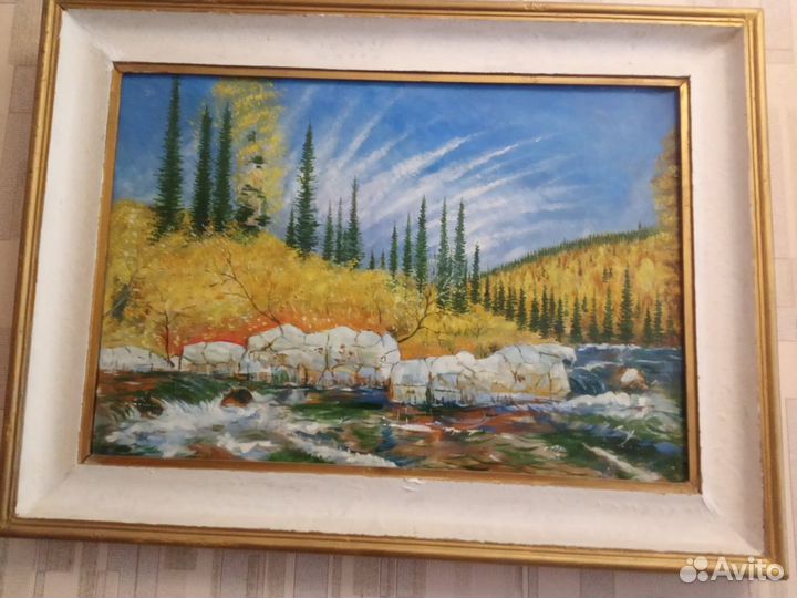 Картины маслом, на холсте и фанере, в рамах