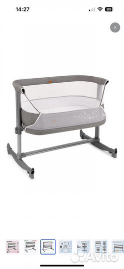 Детская кроватка люлька с маятником