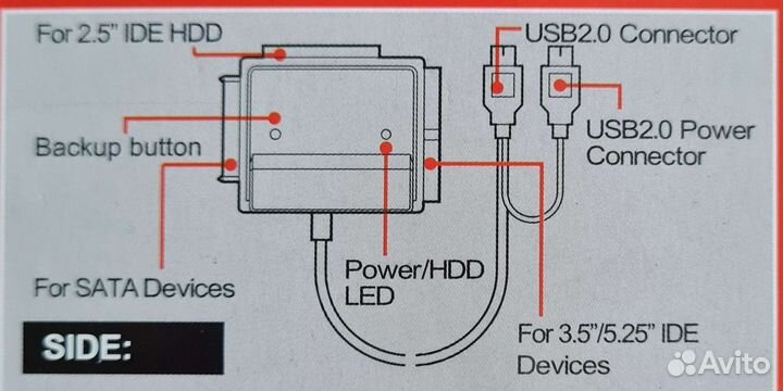 Адаптер-переходник для HDD