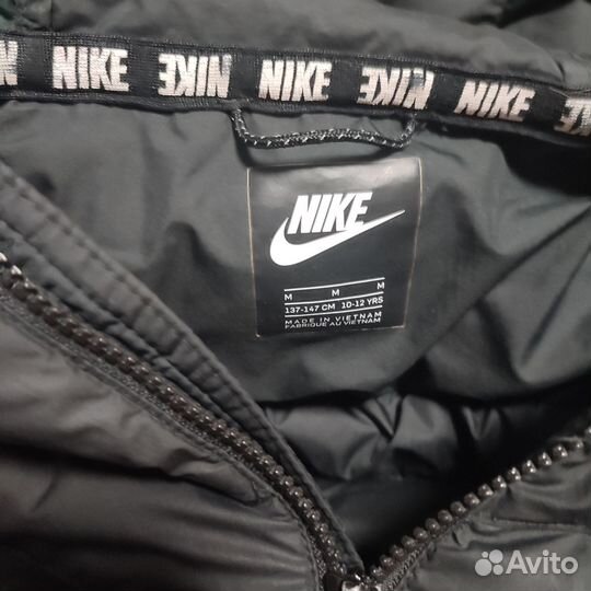 Пуховик nike детский