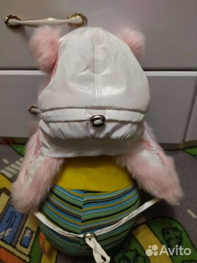 Шапка ушанка зимняя для девочки