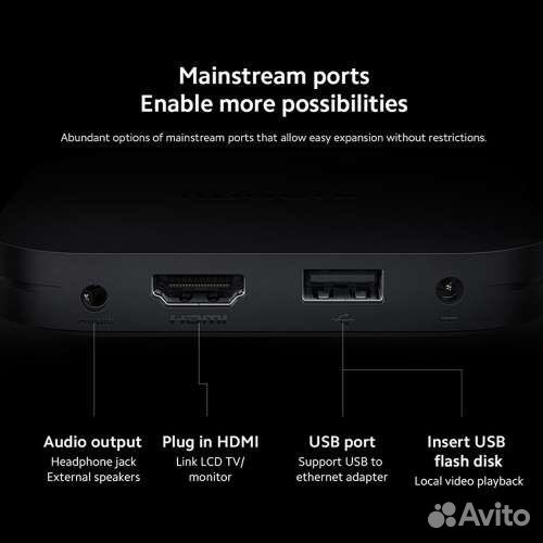 Xiaomi Mi Box S 2nd Gen (Новая)