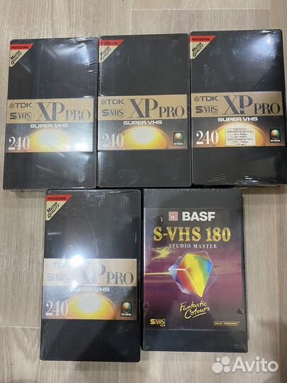 Видеокассеты новые Svhs
