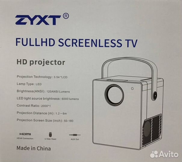 Проектор zyxt