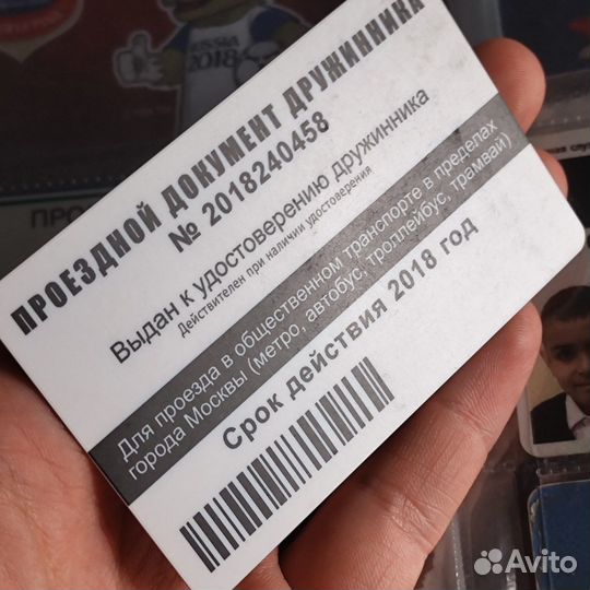 Транспортная карта дружинника Москвы 2018