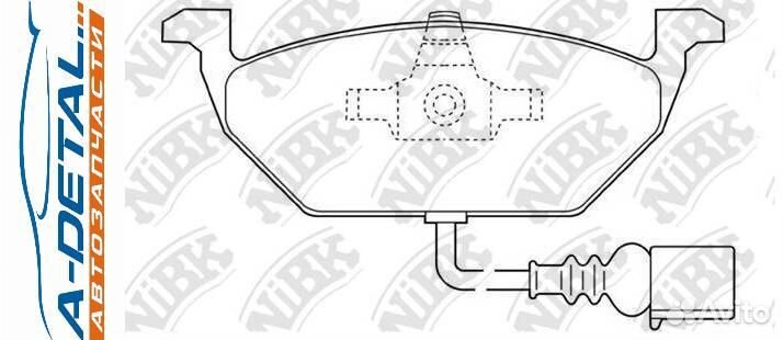 Колодки NiBK PN0148W