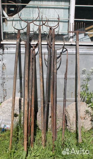 Ухваты кочерги с ручкой и др