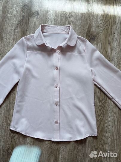 Школьная рубашка блуза 134
