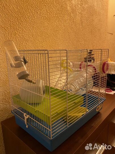 Клетка для хомяка большая с трубами