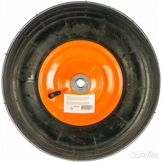 Колесо для тачки тележки 4.00-6 надувное
