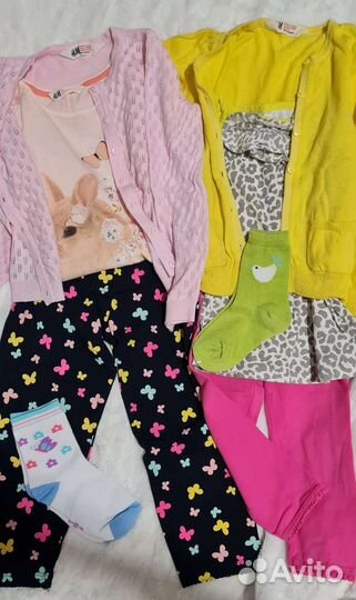Комплект одежды carter's, h&m на 4-6 лет