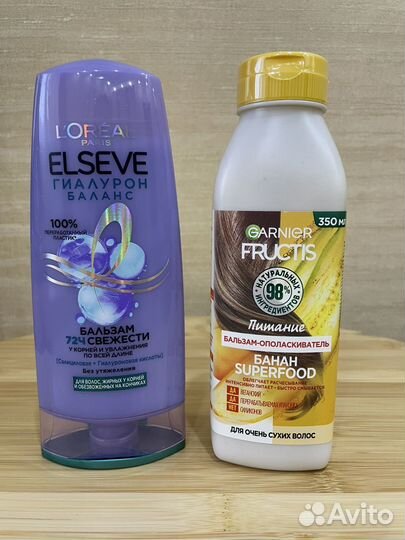 Бальзамы для волос Garnier и Elseve