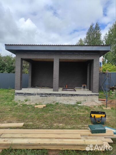 Фундамент/фасад/кровля/заборы