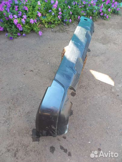 Задний бампер на ниву
